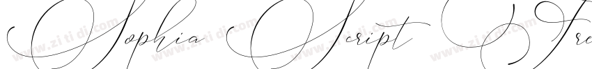 Sophia Script Free D字体转换 Sophia Script Free D字体转换